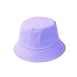 Sombrero de Cubo Plegable de Verano Color sólido Hip Hop de ala Ancha Playa Protección UV Tapa Redonda con protección Solar Gorra de Pescador