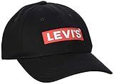 Levi's Box Tab Cap Gorra, Negro (Regular Black 59), Talla única (Talla del Fabricante: UN) para Hombre