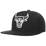 Mitchell & Ness Gorras Chicago Bulls Wool Solid Black/White Snapback