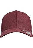 Flexfit Natural Melange Gorra, Granate, S/M Unisex Adulto