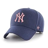 '47 York Yankees Snapback Cap MVP MLB Light Navy/Rose - One-Size