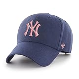 '47 York Yankees Snapback Cap MVP MLB Light Navy/Rose - One-Size