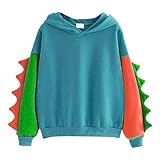 Overdose Sudadera con Capucha para Mujer con Capucha Sudadera con Capucha Y Cremallera con Capucha Sudadera con Capucha (Small, a-Azul)