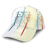 Sword Art Online - Gorra de béisbol curvada de moda, protección solar y transpirable para todos los partidos de moda para hombres y mujeres