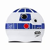 Speedo R2-D2 Junior Gorra, Infantil, Blanco y Azul, Talla única