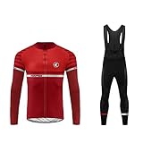 Sports Wear Uglyfrog Ropa Ciclismo Invierno Fleece Warm para Hombre Ciclismo Maillot MTB de Manga Larga y Culotte Pantalones Acolchado 20D