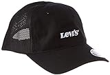 Levi's Mesh Back Baseball Cap-Vintage Modern Gorra de béisbol, Regular Black, Talla única para Hombre