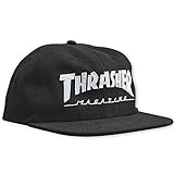 Thrasher Logo Felt - Gorra para hombre, color negro Negro Talla única