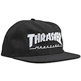Thrasher Logo Felt - Gorra para hombre, color negro Negro Talla única