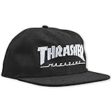 Thrasher Logo Felt - Gorra para hombre, color negro Negro Talla única