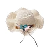 Tderloi Sombrero Niño niña Moda Concisa Casual Lindo Dulce Transpirable Sol Protector Solar Playa Sombrero con Bolsa para niños pequeños Accesorios 1-8y (Color : H M)