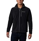 Columbia Fast Trek II Forro Polar con Cremallera, Hombre, Black, XL