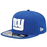 New Era Gorra de béisbol para Adulto Gorro de NFL ON Field 59 Fifty Fitted Gigantes de Nueva York, Todo el año, Unisex, Color Azul - Team, tamaño 6 7/8