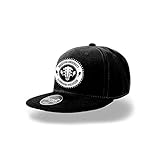 CID Originals - Gorra Modelo Rockstar University con Visera Plana (Talla Única) (Negro)