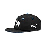 PUMA Om Graphic Flatbrim Cap Gorra, Unisex Adulto, Black-Bleu Azur White