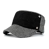 Gorras De Hombre Sombreros Invierno Unisex Ajustable Gorra Plana Sombreros Moda Ocio Casual Estilo Occidental Snapback Sombrero Darkgrey