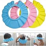 Gorro para Ducha/Baño Suave para Niños para Lavarse el Cabello sin Irritarse los Ojos - En 3 Colores - Amarillo