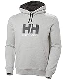 Helly Hansen Logo Hoodie Sudadera para hombre con capucha, sudadera casual de algodón para uso diario y actividades al aire libre