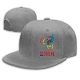 DAIAII Hombre Mujer Gorras de béisbol, BMX Vintage Men & Women Adjustable Plain Baseball Cap Dad Hat