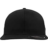 Flexfit Flat Visor Gorras, Negro, L/XL Unisex Adulto