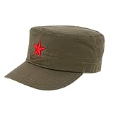 Cinco Puntas Casquillo De La Estrella del Bordado Militares Sombreros Negro Plana Sombrero De Copa del Camuflaje del Ejército Gorros Al Aire Libre