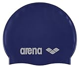 Arena Classic Gorro de Natación, Unisex Adulto, Azul (Denim/Silver), Talla Única