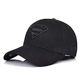 PPSTYLE Primavera Y Verano Nueva Gorra De Béisbol con Bordado De Superman Hombres Y Mujeres Moda Hip-Hop Sombrero Deportes Casuales Sombrero Casual-1