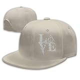 Gorra de béisbol unisex con visera plana y cierre de broche ajustable