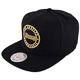 Mitchell & Ness Los Angeles Lakers Circle Patch Team Snapback Gorra, black