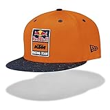 Red Bull KTM New Era 9FIFTY Patch Flat Cap, Gris Unisexo Talla única Flat Cap, KTM Factory Racing Original Ropa & Accesorios