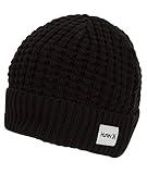 Hurley CI7104 Gorros, Hombre, Negro, Talla Única