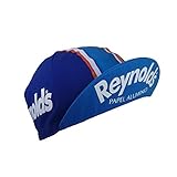 Apis Reynolds - Gorra para Bicicleta, diseño Retro, Color Azul