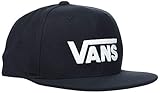 Vans Drop V II Snapback Gorra, Negro (Black-White Y28), Talla única para Niños