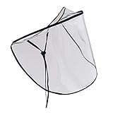 DC CLOUD Visera Protectora para la Cara Protector Facial de plástico Ligero Cara Visor Sombrero Protector Anti-Saliva A Prueba de Polvo Tapa la Cara