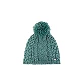 Eisbär Gorro Afra Pompon MÜ para Mujer, Color Verde Oscuro