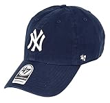 47 Brand- Gorra de Adulto, New York Yankees Clean Up, Azul Marino, Talla única