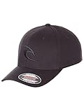 Rip Curl Tepan Curve Peak Cap - Gorra de béisbol para Hombre, Hombre, Gorra, CCAJY1, Negro, Talla única