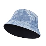 RZKJ-SHOP Sombrero del Pescador Algodón Plegable Bucket Hat Redondo Sombreros de Pesca Mujeres Hombres Actividades Al Aire Libre Visera para Playa Viaje Senderismo Camping