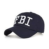 PPSTYLE Gorra de béisbol con Estampado de Letras Mujeres Hombres Denim Snapback Hip Hop Sombrero Plano Gorra de béisbol con Estampado FBI Gorra Hombre Casquette Homme Sombreros-Armada