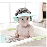 Baby Shampoo artefacto Niños champú gorro de ducha niño niño del casquillo del oído del Bebé baño de silicona resistente al agua Protección ajustable