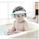 Baby Shampoo artefacto Niños champú gorro de ducha niño niño del casquillo del oído del Bebé baño de silicona resistente al agua Protección ajustable