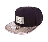 Xtress Exclusive Gorra negra de visera plana para hombre y mujer.