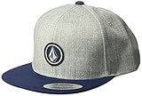 Volcom Quarter Twill Gorra, Hombre, Medium Grey, O/S