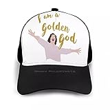 OEWFM Gorra de Beisbol Golden In White Gorra Plana Gorra Curva con Malla en la Espalda Gorra Hero Almost Famous Music Regalo