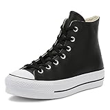 CONVERSE - CTAS Lift Clean HI 561675C Black White, Tamaño:37 EU