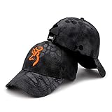 WEMAO Colores Deportes Unisex Camping Camuflaje Cap Browning Béisbol Caza Gorros de Pesca Selva Táctico Senderismo Camo Hats-MO3