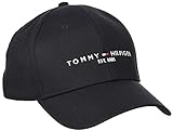 Tommy Hilfiger TH Established Cap Gorro/Sombrero, Negro, Taille Unique para Hombre