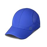 GADIEMKENSD Gorra deportiva de secado rápido [Libre suave + Ligera y transpirable + Impermeable] para Unisex Adultos para entrenamiento de tela y actividades al aire libre [Azul -6 3/4-7 5/8 ]