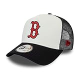 New Era Boston Red Sox MLB Cap Trucker Kappe Verstellbar Baseball Snapback Weiss - One-Size