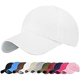 UMIPUBO Gorras Beisbol Deportes Unisex Adjustable al Aire Libre Cap clásico algodón Casual Sombrero Gorras de béisbol (Blanco)